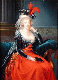 Marie-Caroline d'Autriche vers 1790